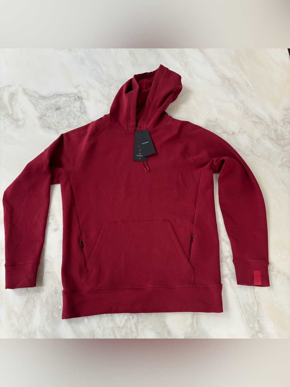 Ten Thousand Men's Midweight Tech Hoodie Sweatshirt Size Medium New Red